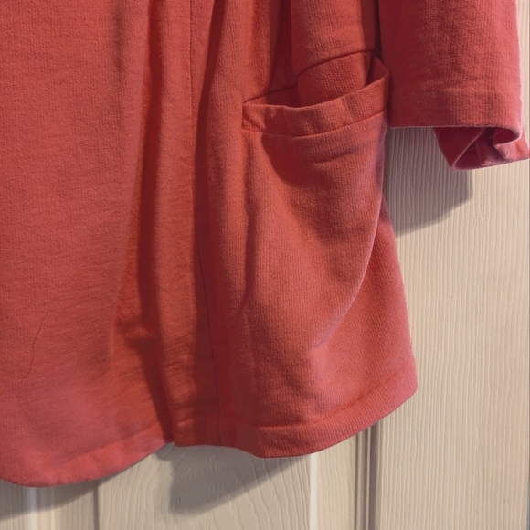 American Rag Peachy Pink Stretch Blazer size 1X - Picture 4 of 5